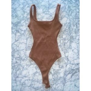 Naked Wardrobe Snatched Racerback Bodysuit